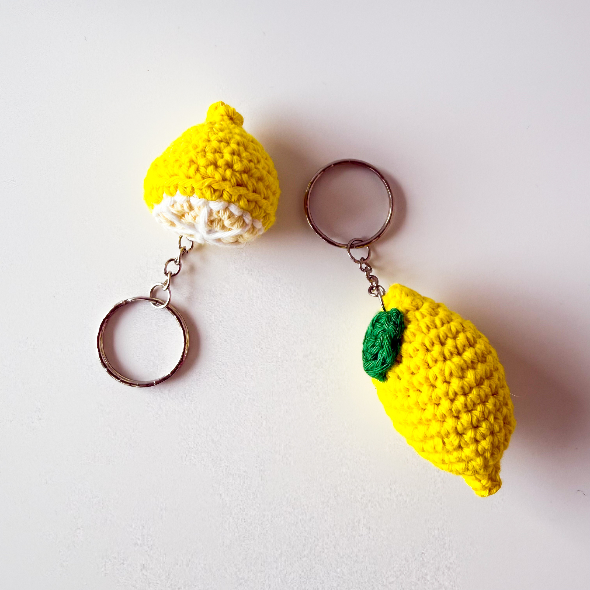 Lemon Earrings & Keychain Crochet Pattern - Micro Amigurumi PDF with Video Tutorial - Image 5